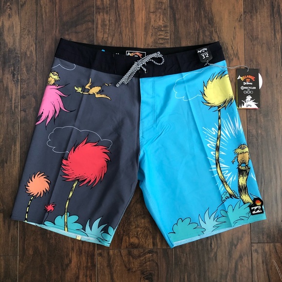 Billabong Dr. Seuss Lorax Sundays Pro Boardshorts - Picture 6 of 15